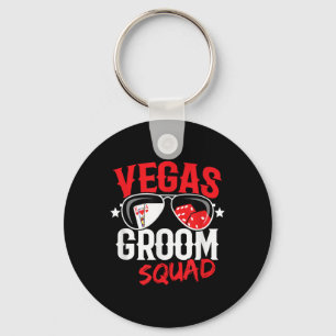 Porte-clés Enterrement de vie de garçon à Vegas - Marié à Veg