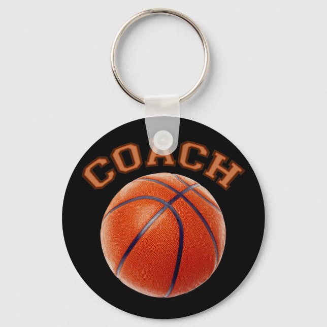 Porte-clés Entraîneur de basket-ball (Recto)