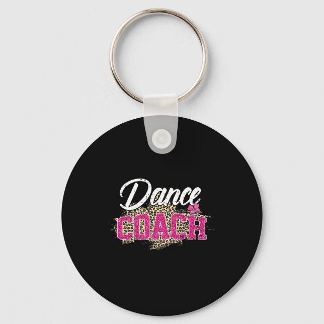 Porte-clés Entraîneur de danse Leopard Funny Danser Entraîneu (Recto)