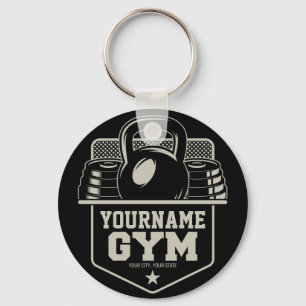 Porte-clés Entraîneur de fitness de Kettlebell