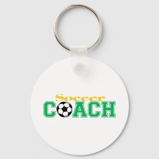 Porte-clés Entraîneur de football (Recto)