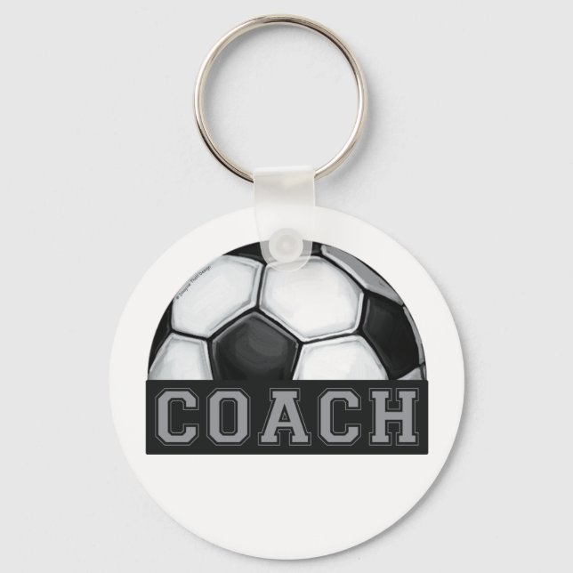 Porte-clés Entraîneur de football (Recto)