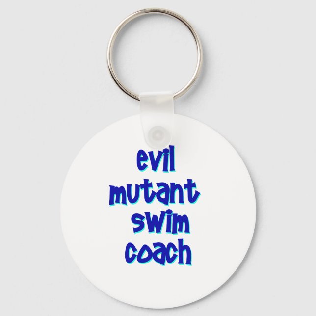 Porte-clés Entraîneur de natation Mal Mutant (Recto)
