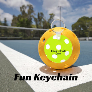 Porte-clés Entraîneur de Pickleball personnalisé porte - clé 