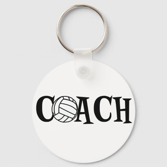 Porte-clés Entraîneur de volley-ball (Recto)