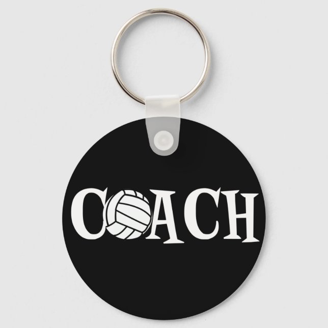 Porte-clés Entraîneur de volley-ball (Recto)