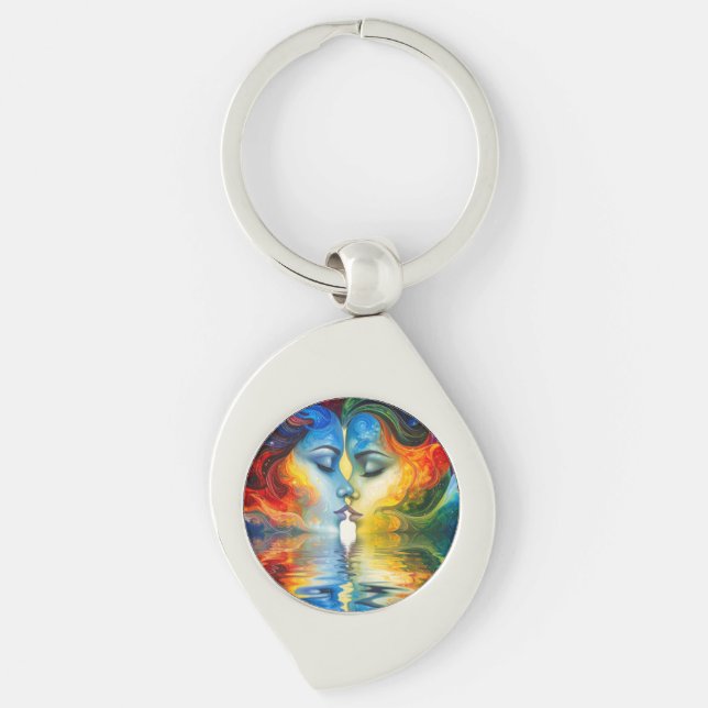 Porte-clés Entre miroir et mémoire (Devant)