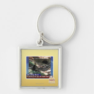 Porte-clés Entrée au côté en noir