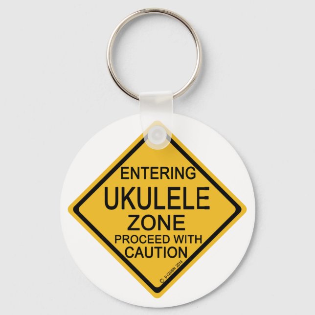 Porte-clés Entrée dans la zone Ukulele (Recto)