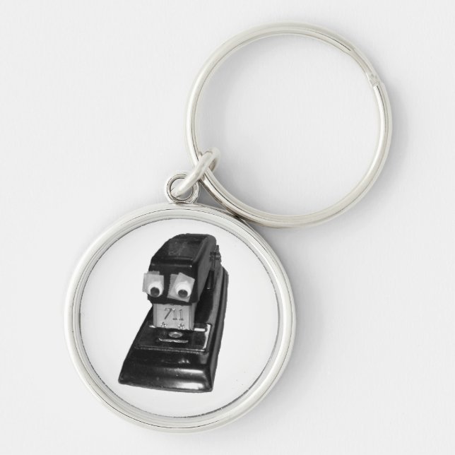 Porte-clés Épineuse avec yeux googly (Devant)