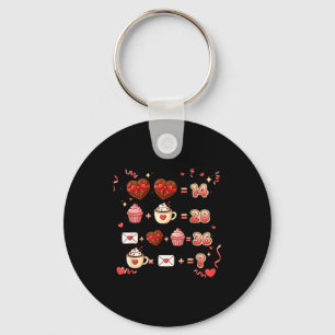 Porte-clés Équation mathématique drôle de la Saint-Valentin 6
