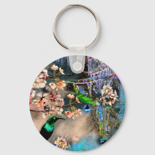 Porte-clés Equinoxe du printemps, chaîne clé