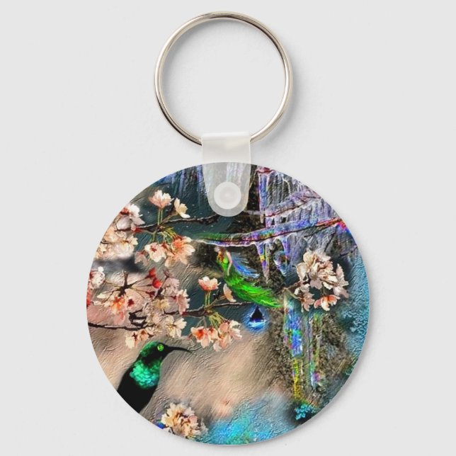 Porte-clés Equinoxe du printemps, chaîne clé (Recto)