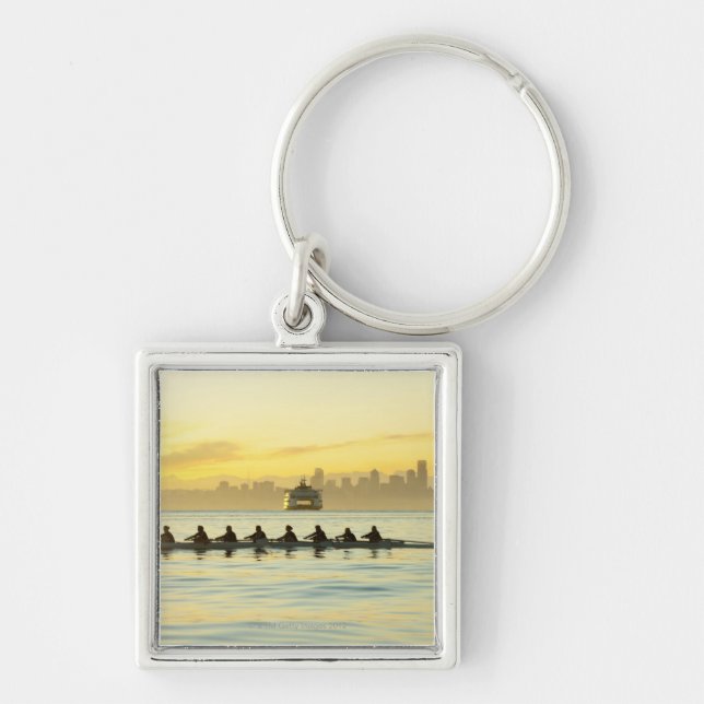 Porte-clés Équipe 2 d'aviron (Devant)