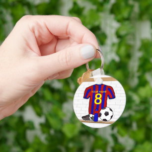Porte-clés Équipe cycliste Soccer Jersey