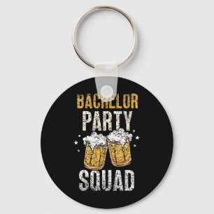 Porte-clés Équipe de Bachelor Party Équipe du marié Mariée