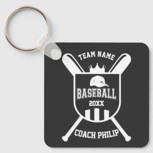 Porte-clés équipe de baseball king fin de saison cadeau perso