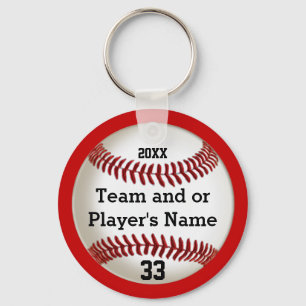 Porte-clés Équipe de baseball personnalisée donne vos COULEUR