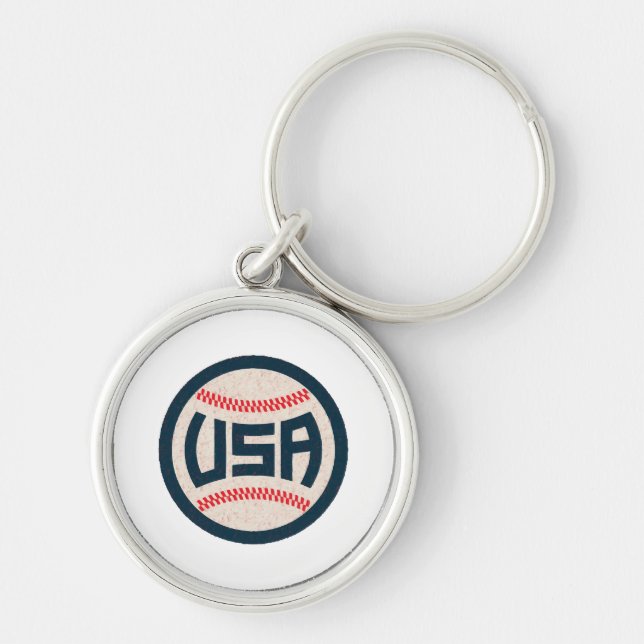 Porte-clés Équipe de baseball USA (Devant)