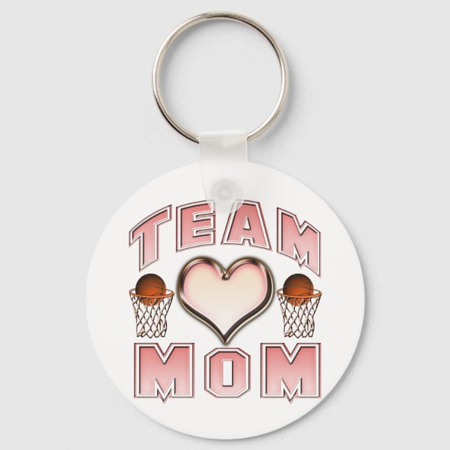 Porte-clés Équipe de basket-ball Maman (Recto)
