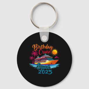 Porte-clés Équipe de croisière d'anniversaire 2025 Croisière
