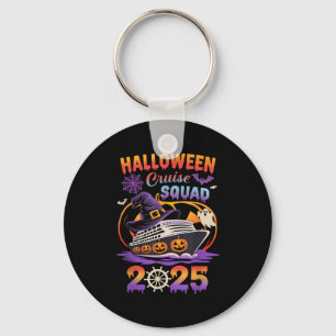Porte-clés Équipe de croisière Halloween 2025 Équipage de cro