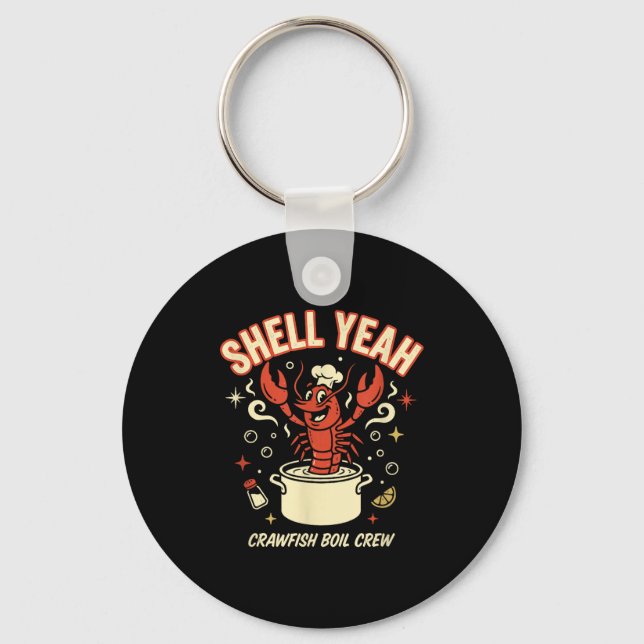 Porte-clés Équipe de cuisson de écrevisses Shell Yeah (Recto)