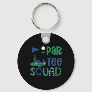 Porte-clés Équipe de fête Golf Lover Fête d'anniversaire Tapi