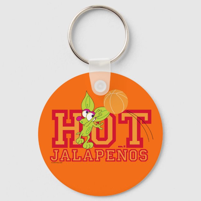 Porte-clés Équipe de Hot Jalapenos (Recto)
