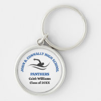 Équipe de natation bleue Maillot de bain personnal
