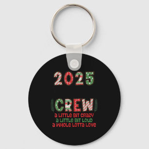 Porte-clés Équipe de Noël 2025 Famille Noël tenue de Noël ass