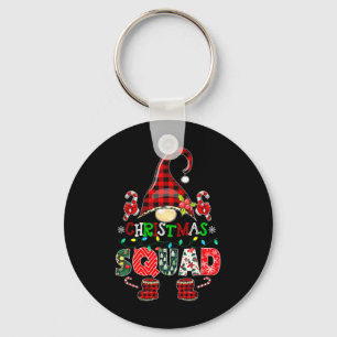 Porte-clés Équipe de Noël Drôle Xmas Gnome Famille Rapprocher