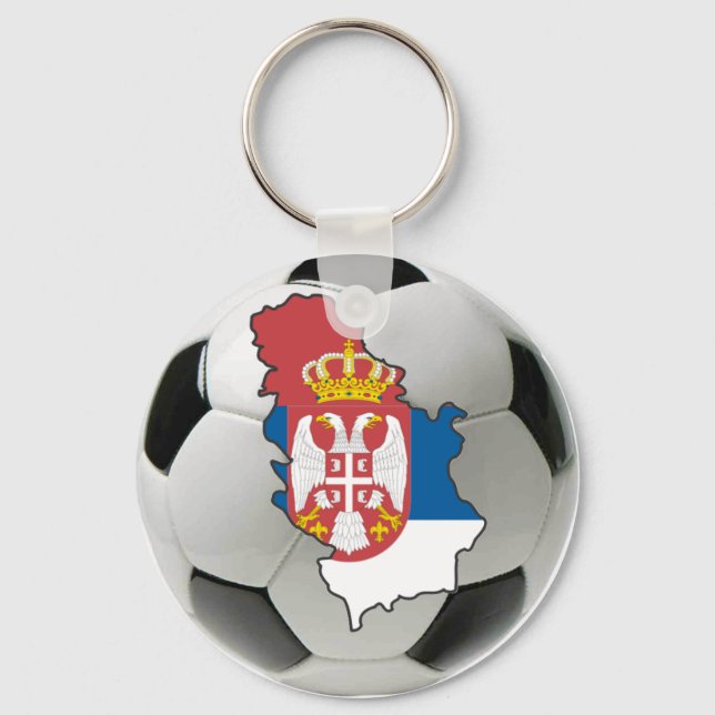 Porte-clés Équipe de Serbie (Recto)