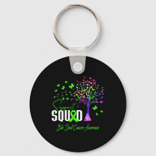Porte-clés Équipe De Soutien À La Sensibilisation Au Cancer D