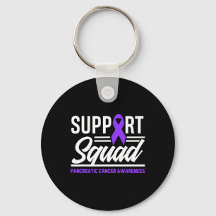 Porte-clés Équipe de soutien du cancer pancréatique Cancer du