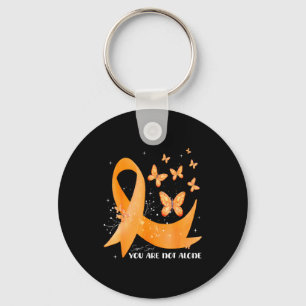 Porte-clés Équipe de soutien Ruban orange Sclérose en plaques