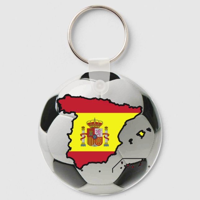 Porte-clés Équipe d'Espagne (Recto)