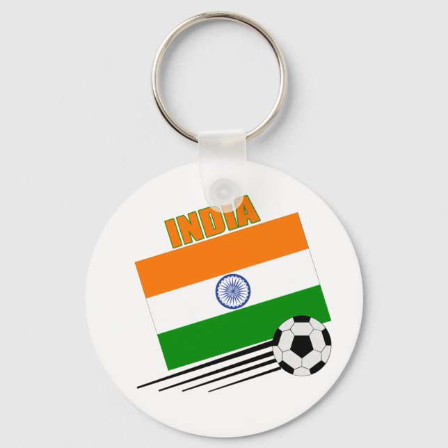 Porte-clés Équipe d'Inde de football (Recto)
