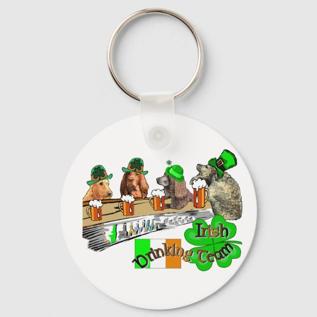 Porte-clés Équipe d'Irlande (Recto)