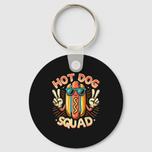 Porte-clés Équipe Hot Dog Squad Hot Dog Stand Team Hotdog Cre