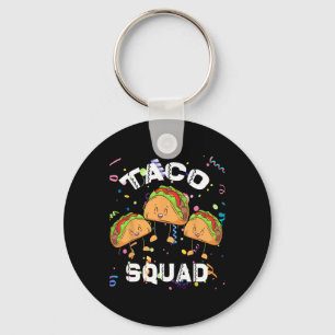 Porte-clés Équipe mexicaine de Taco Squad Lover Cinco De Mayo