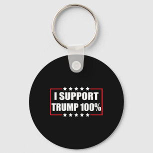 Porte-clés Équipe Trump Pro Trump Patriotic I Support Trump 1