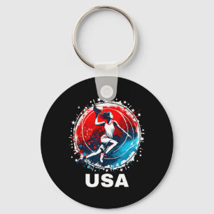 Porte-clés Équipe Usa de baseball Usa