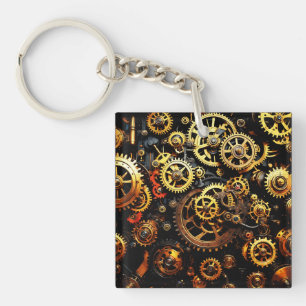 Porte-clés Équipements de réchaud Steampunk 1004