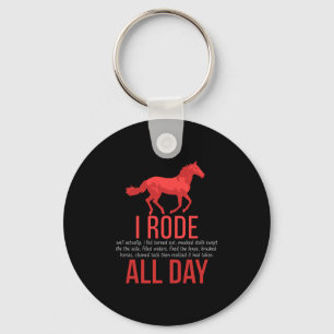 Porte-clés Équitation - Cheval Ride Cadeau