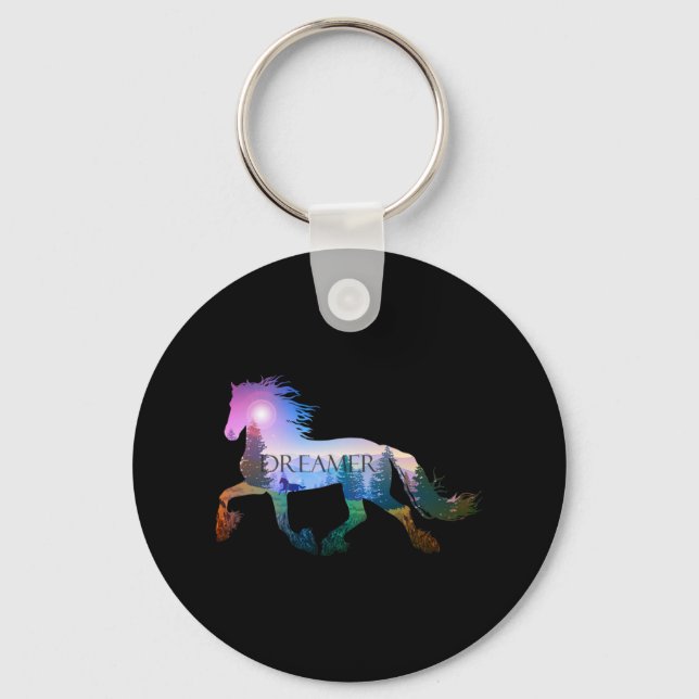 Porte-clés Équitation Équitation Cheval Lover (Recto)