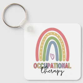 Porte-clés ergothérapie OT Thérapiste Arc-en-ciel