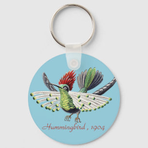 Porte-clés Ernst Haeckel Colibri Coloré Art de la Nature