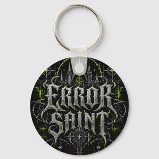 Porte-clés Erreur Saint Gothique Cyberpunk Devant & Derrière