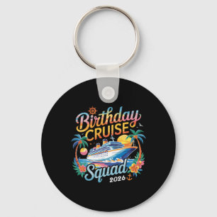 Porte-clés Escadron de croisière d'anniversaire 2026 Vacances
